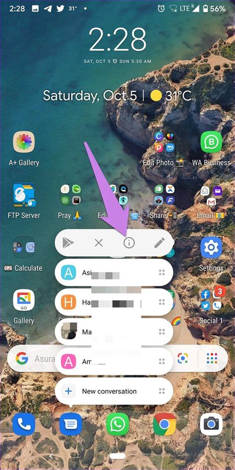 messaging app keeps crashing android