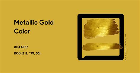 metallic gold colour hex code