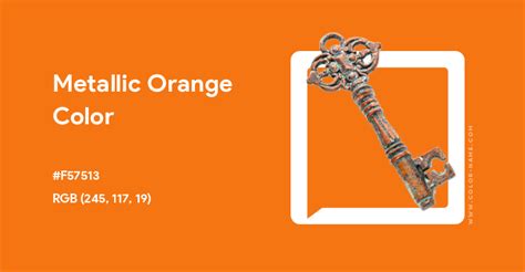metallic orange colour code