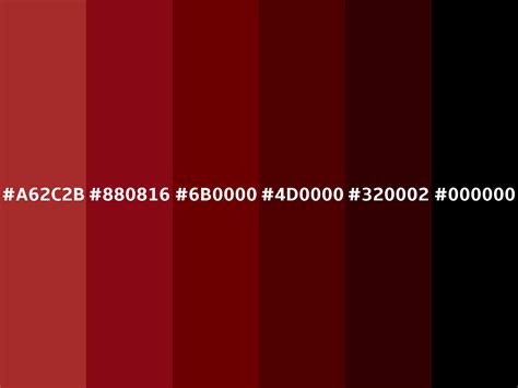 metallic red colour code