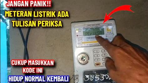 meteran listrik berbunyi