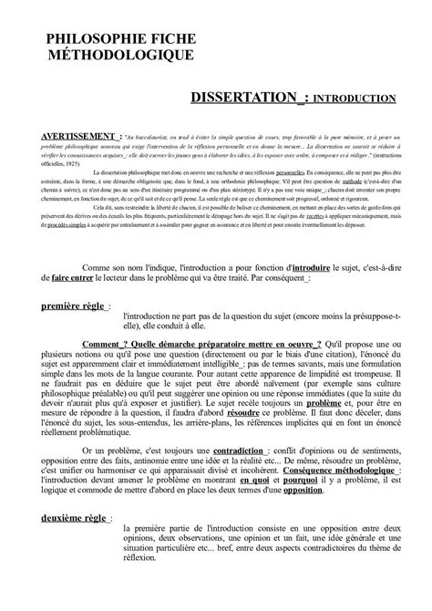 methode intro dissert philo