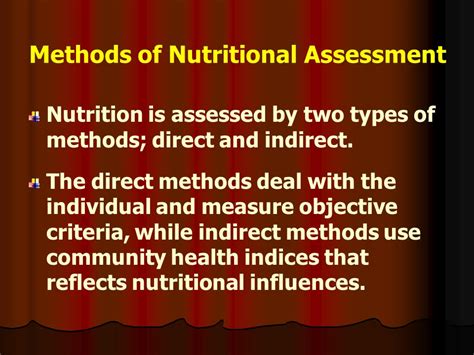 methods of nutritional assessment slideshare