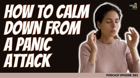 methods to calm panic attacks