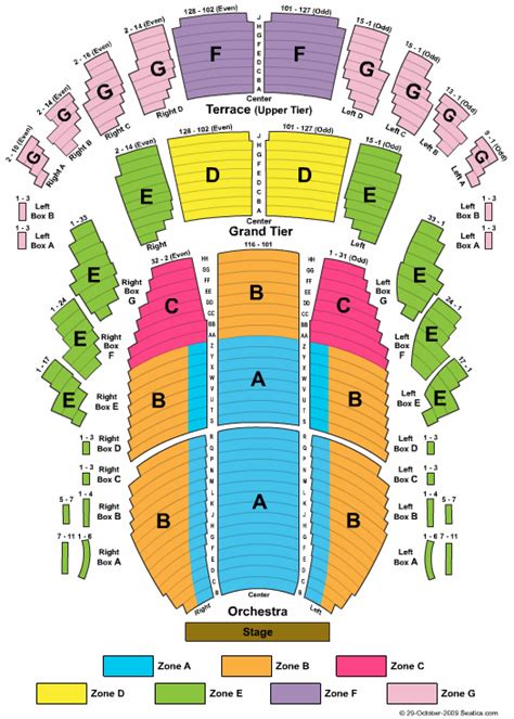 Meyerhoff Symphony Seating Chart