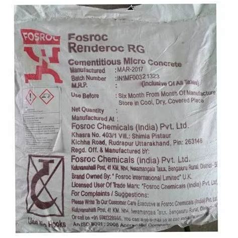 micro concrete fosroc uses