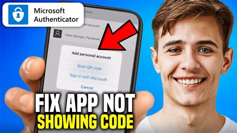 microsoft authenticator app not showing qr code