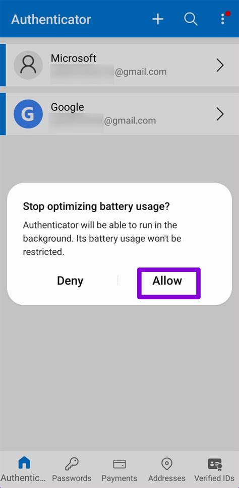 microsoft authenticator code not showing iphone