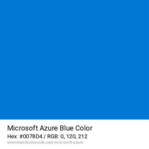 microsoft azure blue hex code