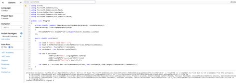 microsoft codeanalysis text