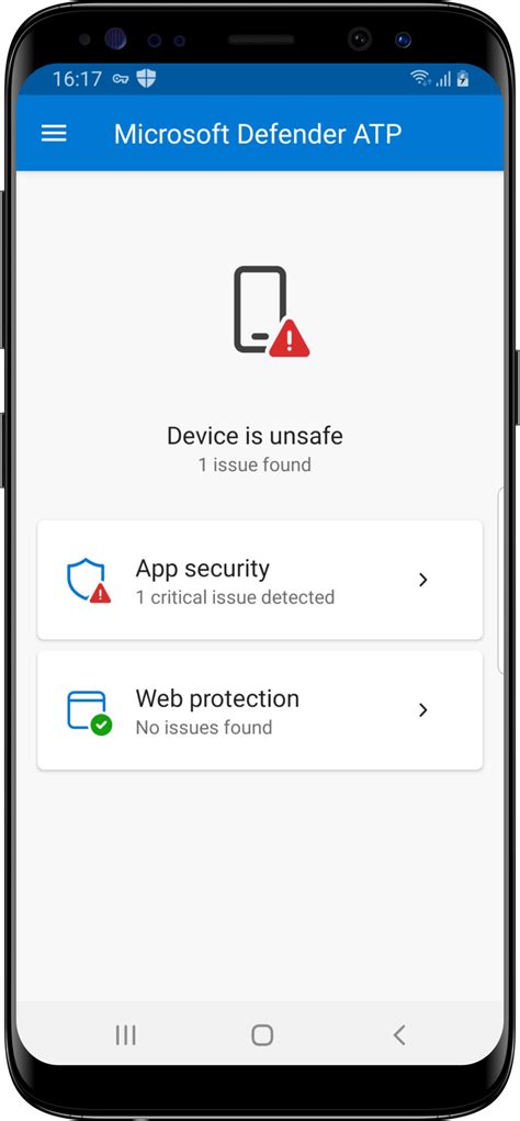 microsoft defender app disabled by administrator android