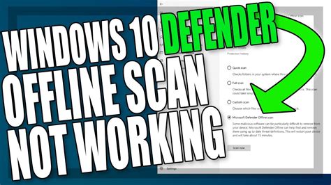 microsoft defender not working