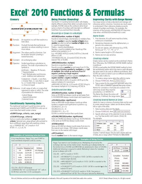 microsoft excel 2010 advanced formulas and functions pdf