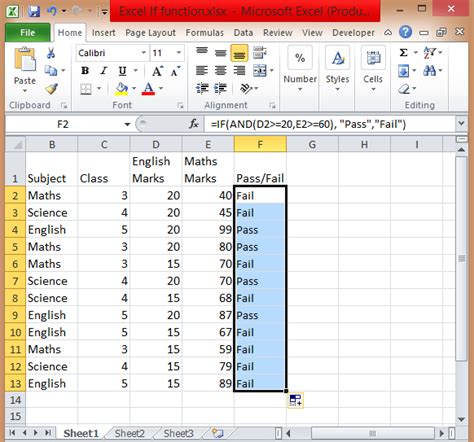 microsoft excel if statement multiple conditions