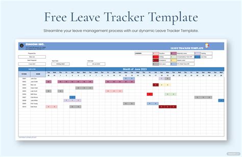 microsoft excel leave tracker template