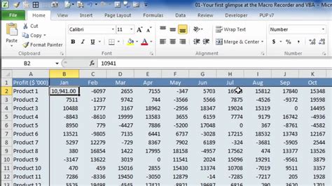 microsoft excel macro tutorial