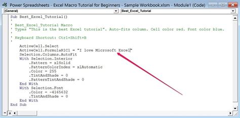 microsoft excel macro tutorial pdf