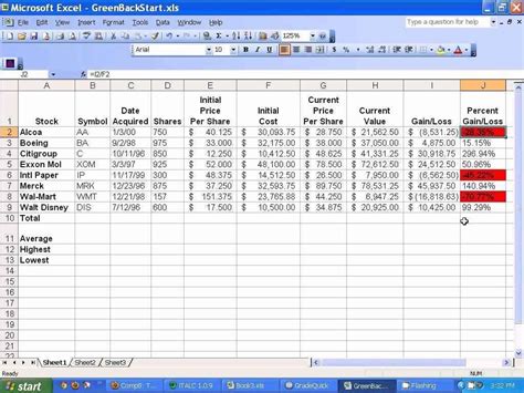 microsoft excel sheet example