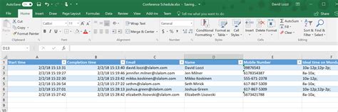 microsoft form to collect data in excel