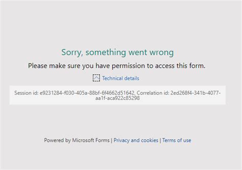 microsoft forms is not loading