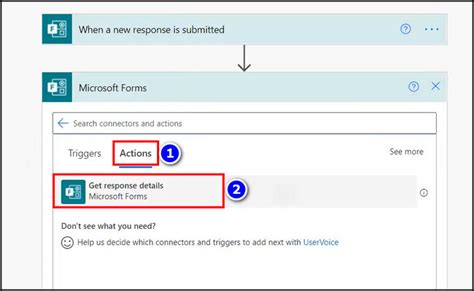 microsoft forms power automate get response details