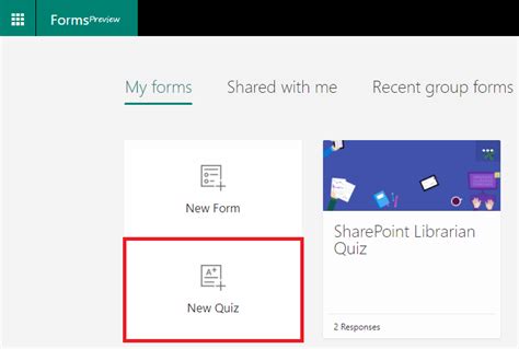 microsoft forms quiz results to sharepoint list