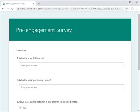 microsoft forms survey questions