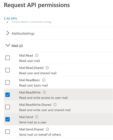 microsoft graph api get emails