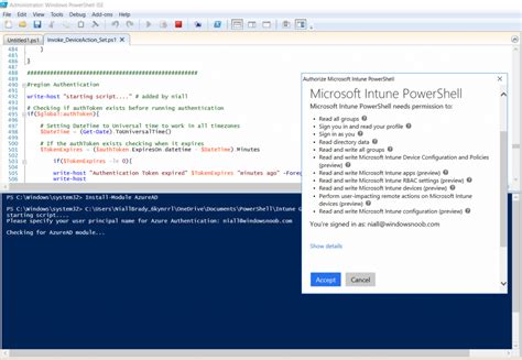 microsoft graph powershell intune samples