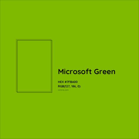 microsoft green color code