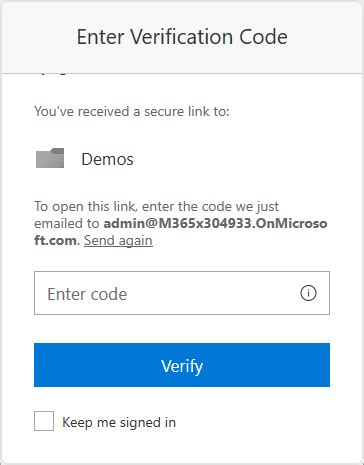 microsoft onedrive verification code not working