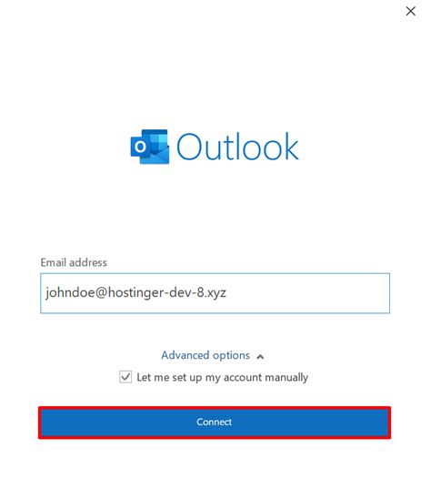 microsoft outlook advanced settings