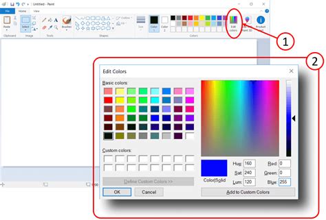 microsoft paint codes