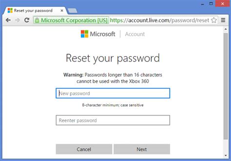 microsoft password reset code not working