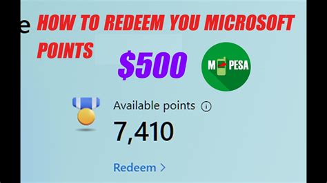 microsoft rewards redeem code for points
