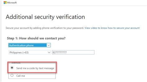 microsoft security code text not working