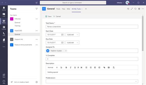 microsoft teams forms examples