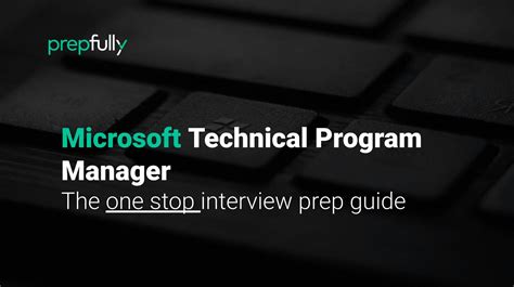 microsoft technical program manager intern interview questions