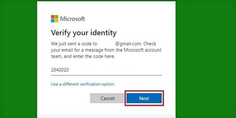 microsoft verification code not working xbox