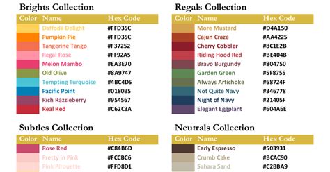 microsoft word colour codes