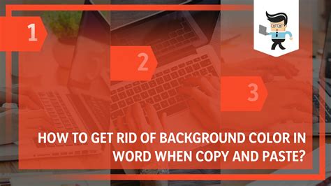 microsoft word how to get rid of background color