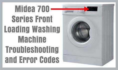 midea washing machine problems front loader