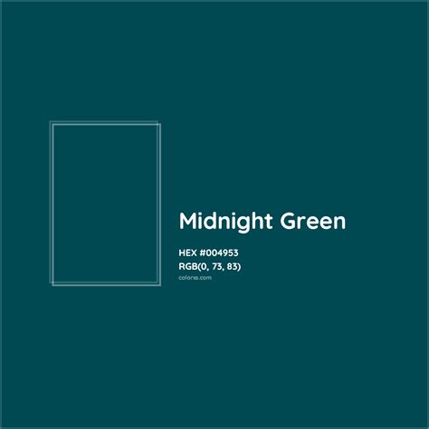midnight green hex code
