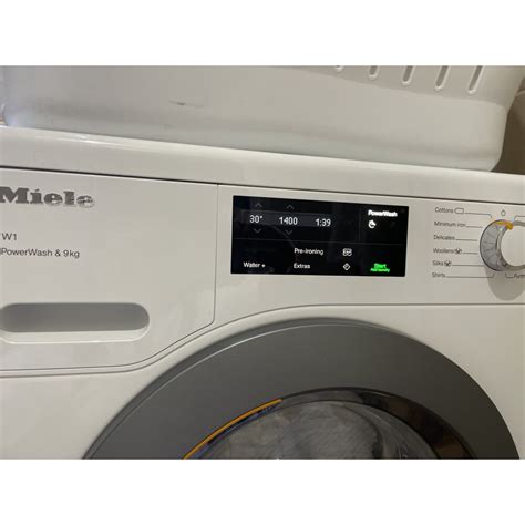 miele w1 washing machine change program