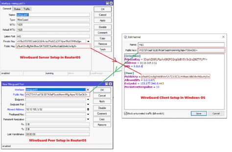 mikrotik wireguard peer setup