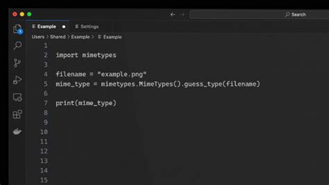 mime type python script