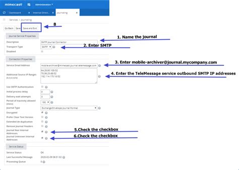 mimecast secure messaging setup