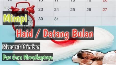 ilustrasi orang tidur dan bermimpi datang bulan