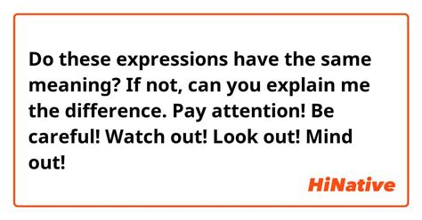 mind out meaning in english