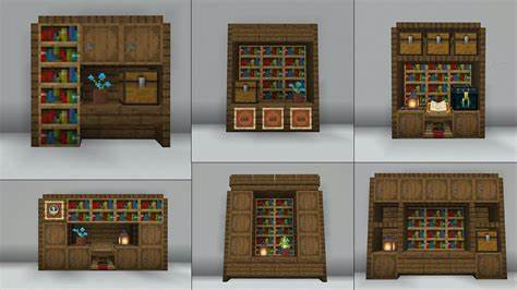 minecraft bookshelf